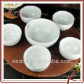 China Factory Wholesale White Ceramic Porcelain Dinner Set Sauce Dish